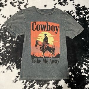 Lotus Fashion Cowboy Take Me Away Graphic Tee